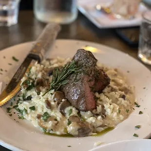 Steak risotto