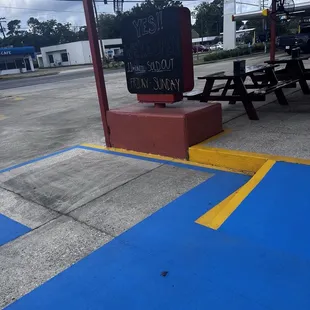 Handicap parking
