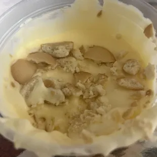 Banana pudding extremely rich