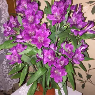 Amazing flowers in my room this evening!