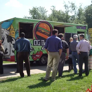 Lunch Crowd @ Civic Centers Eats, OG Burgers September 13th 2012 visit.