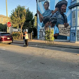 Women of the Black Panther Mural Oakland / BLACK PANTHER Xperience 2024