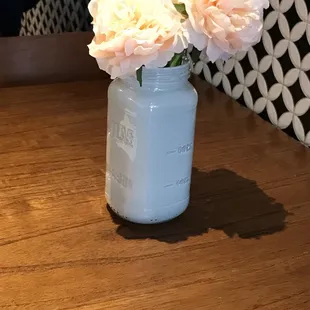 Cute flowers in a mason jar