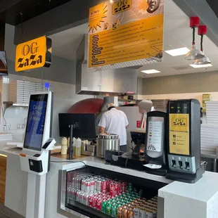 a man working in a restaurant