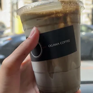 Iced Houijicha Latte