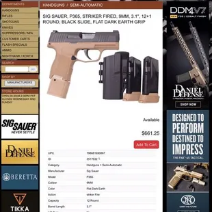 Sig P365 Tac Pac