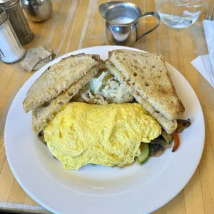 From the specials menu - veggie omelet