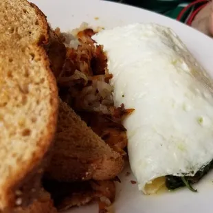 Spinach and Feta Omelet