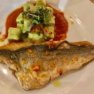 grilled fish, seafood, grilled seafood, fish, food