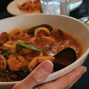 Seafood entree