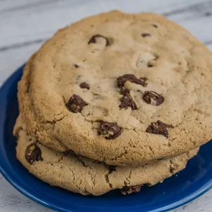 Delicious Chocolate Chip Cookie, made with deliciously sweet chocolate morsels, folded into the perfect amount of buttery cookie dough and b