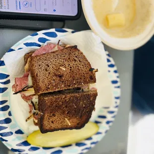 Classic Beef Pastrami Sandwich