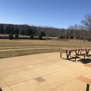 Open area of pavilion