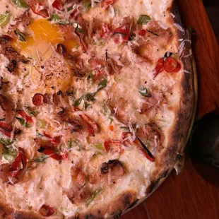 Carbonara White Pizza