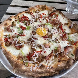 Carbonara White Pizza