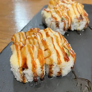Baked Baby Scallop Roll