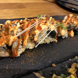 Veggie Bomb Roll (deep fried) (Vegan Mayo)