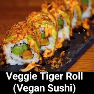 Veggie Tiger Roll (Vegan) @ Oh Baby Sushi