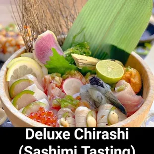 Deluxe Chirashi @ Oh Baby Sushi