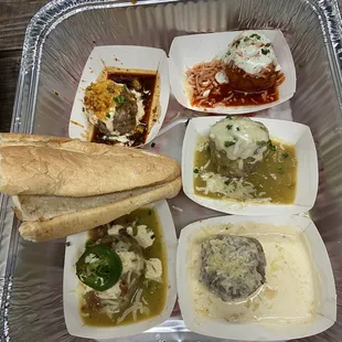 Ordered the Balls Out where you can get a sample of 5 different meatballs. I got the Wax on wax off, Cluster, Fire, Cure, and Bianca balls.