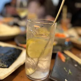 Lime Koso enzyme juice