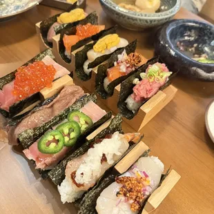 5 pc of Hand roll Set