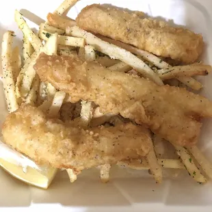 seafood, fish, fish and chips, food