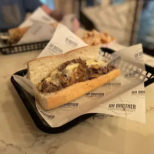 French Onion Cheese Steak**