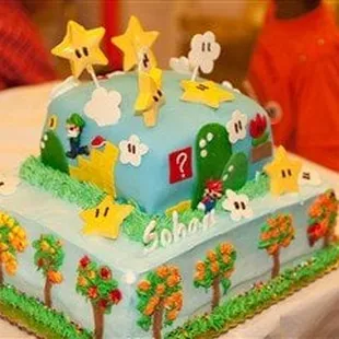 Super Mario cake