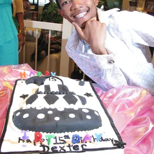 Dexter's 15th Birthday! Dex is a fan of Jester and he was completely surprised by the cake that Laurel made. He loved it!