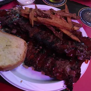 My full rack of ribs