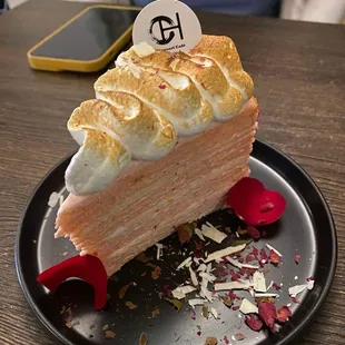 Rose yuzu miller crepe