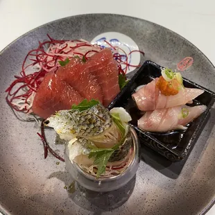 chef choice sashimi，tuna，kurodai，suzuki