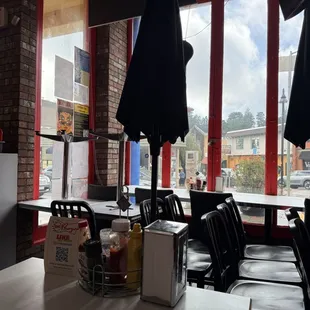 View from my table every table was clean