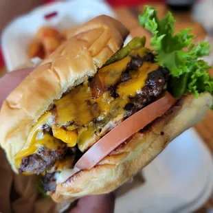 Double with Lettuce and Tomato