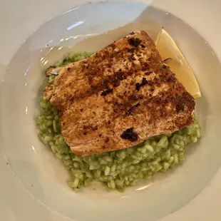 Herb Crusted Salmon @ Oh George