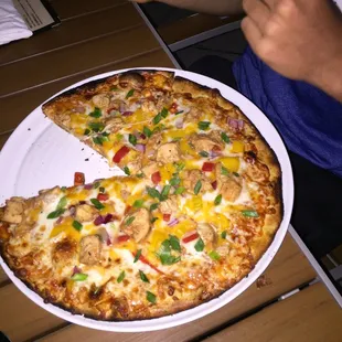 Spicy BBQ Chicken Pizza