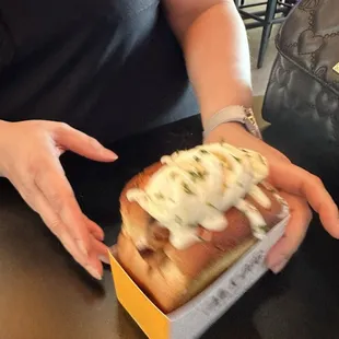 Letter C on the menu