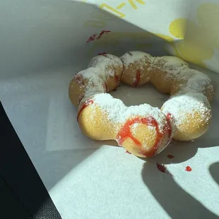 Snow White Mochi Donut