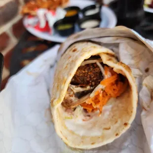 Falafel wrap