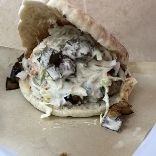 Beef Kabob Pita