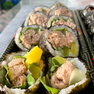 My choice - tuna kimbap ($9)