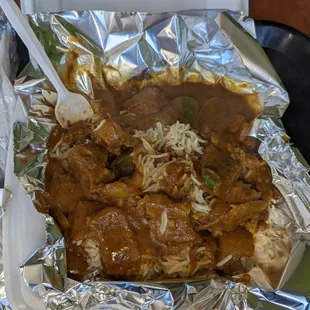 a close up of a plate of food