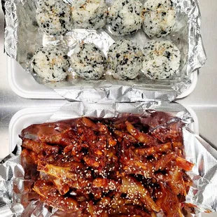 Chicken feet &amp; Rice Ball