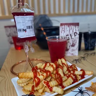 Deep Fried Bat  meat, Bloody  Rangoon , vampire fries