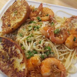 Garlic Shrimp Spaghetti