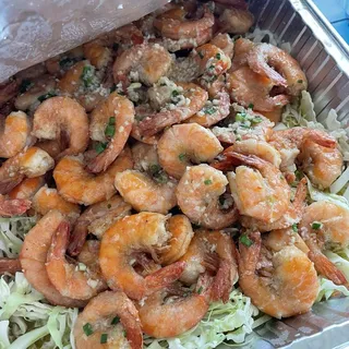 Garlic Shrimp Platter