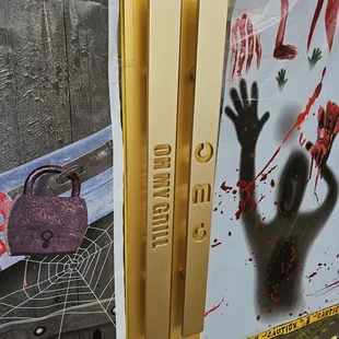 Their name on the door handles