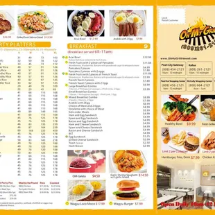 Menu (1 of 2) as of 11/1/2024
