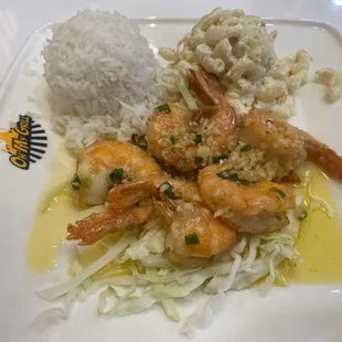 Mini Garlic Shrimp Plate
